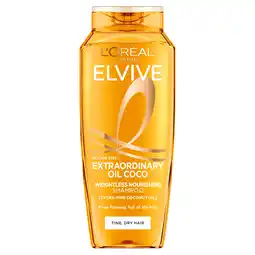 Tesco L'Oreal Elvive Extraordinary Oil Coco Shampoo 250Ml offer