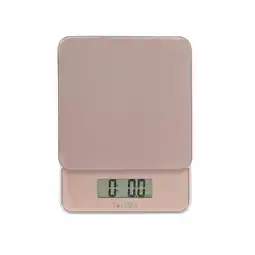 Tesco Taylor Digital Slim Kitchen Scale, 5kg / 5000ml, Rose Gold Glass offer