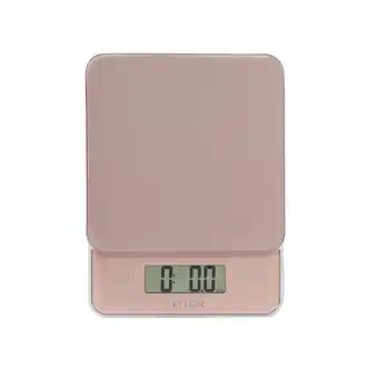 Tesco Taylor Digital Slim Kitchen Scale, 5kg / 5000ml, Rose Gold Glass offer