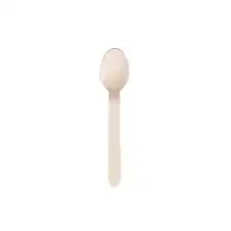 Tesco Biodegradable Compostable Wooden Cutlery Teaspoons 11cm - Pack of 100 offer