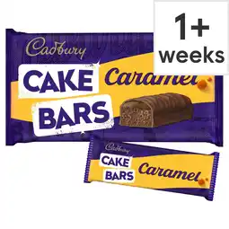 Tesco Cadbury Caramel Cake Bars 5 Pac offer