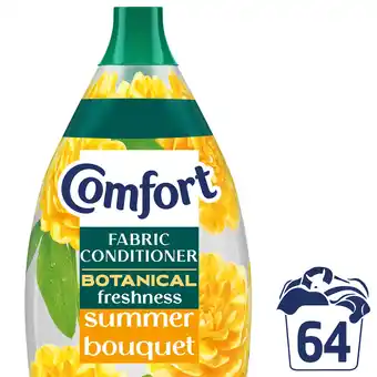 Tesco Comfort Botanical Summer Bouquet Fabric Conditioner 64 Washes 960ml offer