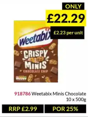 Musgrave MarketPlace Weetabix Minis Chocolate offer