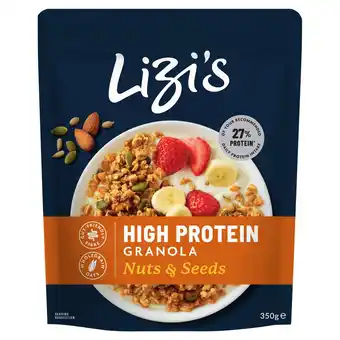 Tesco Lizi's High Protein Granola 350G offer