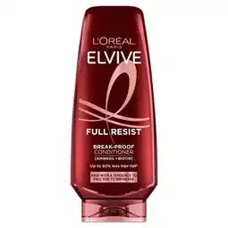 Tesco L'Oreal Elvive Full Resist Break-Proof Conditioner 200Ml offer