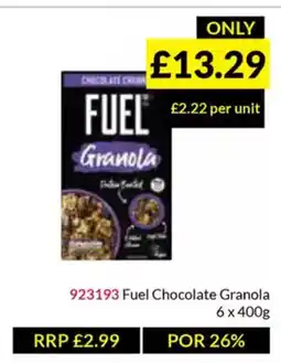 Musgrave MarketPlace Fuel Chocolate Granola offer