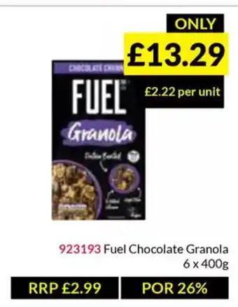 Musgrave MarketPlace Fuel Chocolate Granola offer