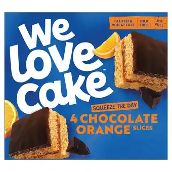 Tesco We Love Cake Free From Chocolate Orange Slices 4 pack 132g offer