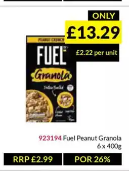 Musgrave MarketPlace Fuel Peanut Granola offer