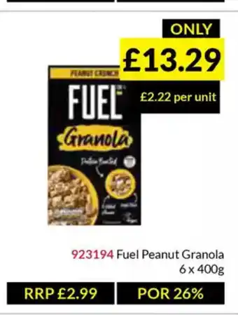 Musgrave MarketPlace Fuel Peanut Granola offer