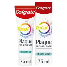 Tesco Colgate Total Plaque Pro Release Fresh Mint Toothpaste 75ml offer