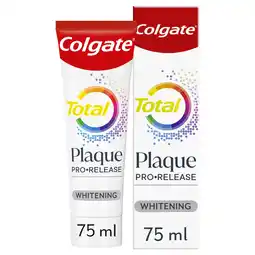 Tesco Colgate Total Plaque Pro Release Whitening Toothpaste 75ml offer