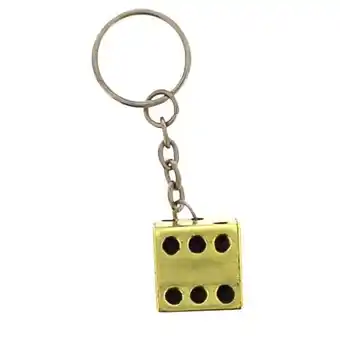 Tesco Gold Dice Key Ring offer