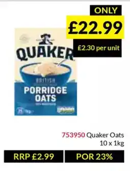 Musgrave MarketPlace Quaker Oats offer