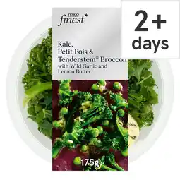 Tesco Tesco Finest Kale, Peas & Tenderstem Broccoli with Wild Garlic Butter 175g offer