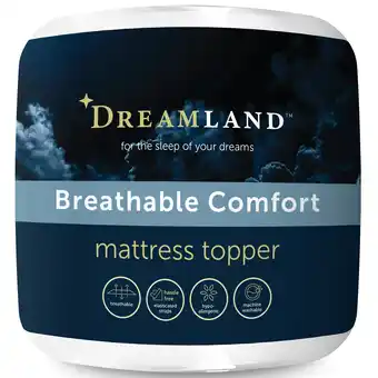 Tesco Dreamland Breathable Comfort Mattress Topper, King offer