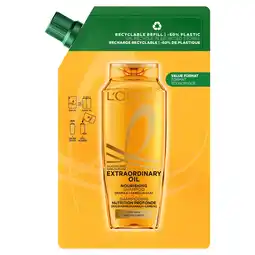 Tesco L'Oreal Extraordinary Oil Shampoo Refill 500Ml offer