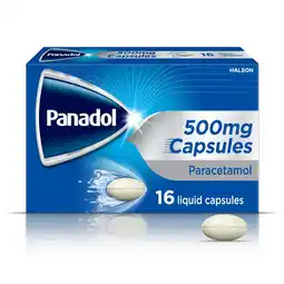 Tesco PANADOL 16 PARACETAMOL 500MG LIQUID CAPSULES offer