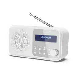 Tesco SHARP Tokyo Portable Digital Radio DAB/DAB+/FM - White offer