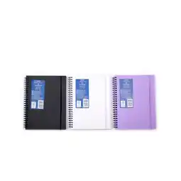 Tesco Tesco A5 Polypropylene Spiral Notebook 160 Pages offer