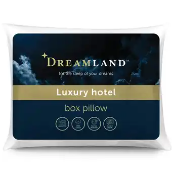 Tesco Dreamland Luxury Hotel Box Bed Pillow offer