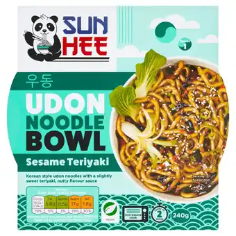 Tesco Sun Hee - Sesame & Teriyaki Udon Bowl 240g offer