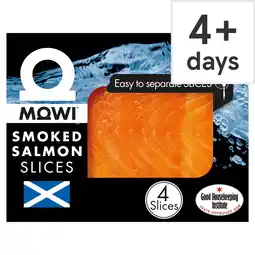 Tesco Mowi 4 Smoked Scottish Salmon Slices 100G offer