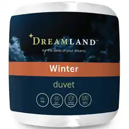 Tesco Dreamland Winter Warm 13.5 Tog Duvet, Cosy Winter Quilt, King offer