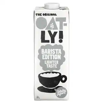 Tesco Oatly Barista Lighter Taste Long Life Drink 1L offer