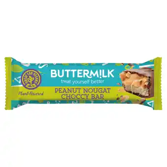 Tesco Buttermilk Plant Vegan Chocolate Peanut Nougat Bar 50G offer