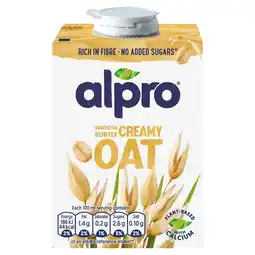 Tesco Alpro Oat Original Long Life Dairy Free Drink 500ml offer