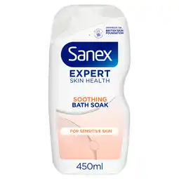 Tesco Sanex Expert Skin Health Sensitive Bath Soak 450Ml offer