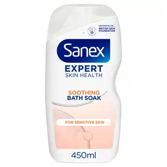 Tesco Sanex Expert Skin Health Sensitive Bath Soak 450Ml offer