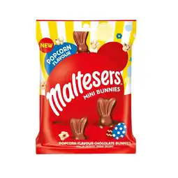 Tesco Maltesers Milk Chocolate Popcorn Mini Easter Bunnies 58g offer