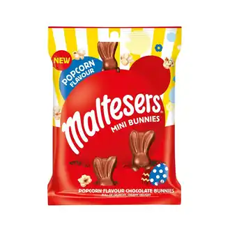 Tesco Maltesers Milk Chocolate Popcorn Mini Easter Bunnies 58g offer