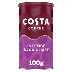 Tesco Costa Instant Coffee Intense Dark Roast 100G offer