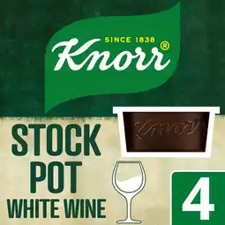 Tesco Knorr Stockpot White Wine 4Pk 104g offer