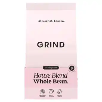 Tesco Grind, House Blend Whole Bean Coffee, 200 grams offer