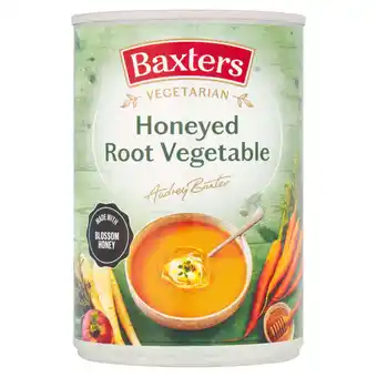 Tesco Baxters Vegetarian Honeyed root veg soup 400g offer