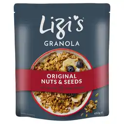 Tesco Lizi's Original Granola Nuts & Seeds 450g offer