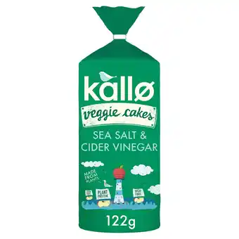 Tesco Kallo Lentil & Pea Veggie Cakes Sea Salt & Cider Vinegar 122g offer