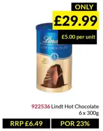 Musgrave MarketPlace Lindt Hot Chocolate offer