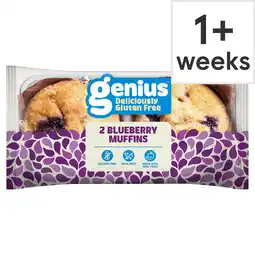 Tesco Genius Blueberry Muffin 2 Pack offer