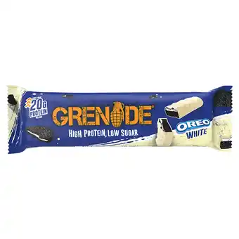 Tesco Grenade White Chocolate Oreo Protein Bar 60g offer