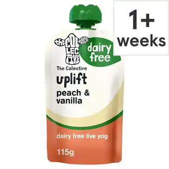 Tesco The Collective Dairy Free Peach & Vanilla Yoghurt Alternative 115g offer