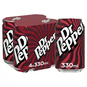 Tesco Dr Pepper 4X330ml offer