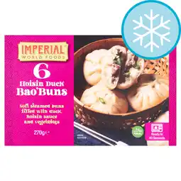 Tesco IMPERIAL 6 HOISIN DUCK BAO BUNS 270G offer