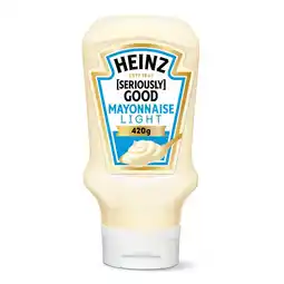 Tesco Heinz Seriously Good Mayonnaise Light 420G offer