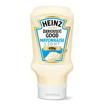 Tesco Heinz Seriously Good Mayonnaise Light 420G offer