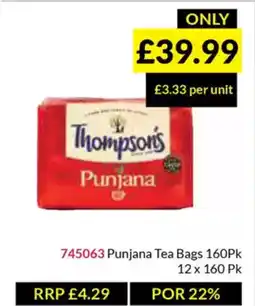 Musgrave MarketPlace Punjana Tea Bags offer